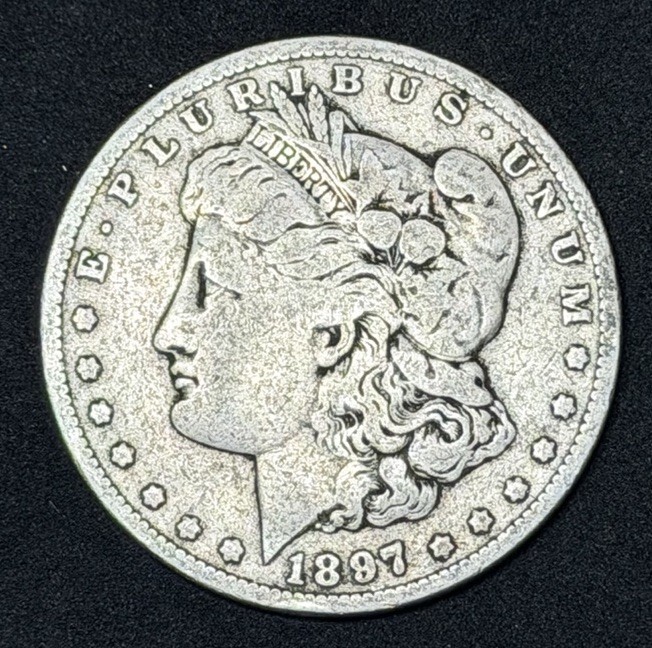 1897-O Morgan Silver Dollar, 90% Silver Coin, No Reserve #202