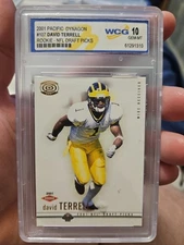 2001 Pacific Dynagon David Terrell Rookie Wcg 10 GEM-MT🔥🔥