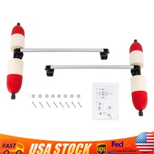 Pair For Marine Boat Kayak Canoe PVC Stabilizer System 2x Outrigger Arms Fishing