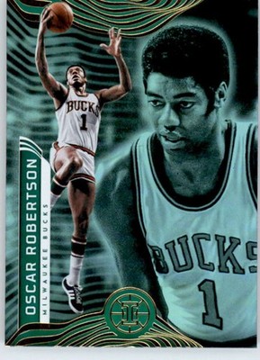 2021-22 PANINI ILLUSIONS #122 OSCAR ROBERTSON MILWAUKEE BUCKS BASKETBALL