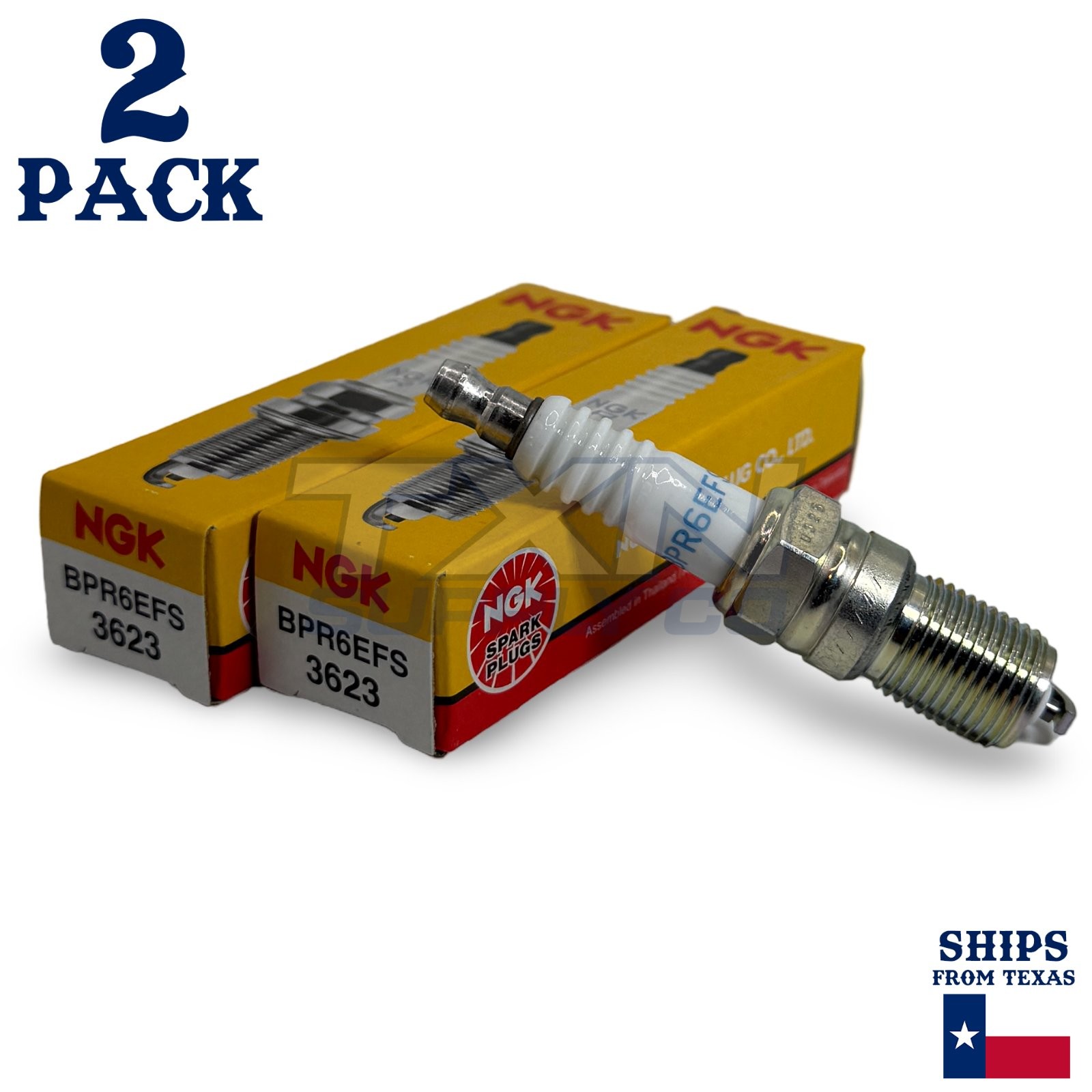 NGK 3623 Spark Plug BPR6EFS - 2 Pack