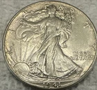 1941 p walking liberty half dollar  Nice EF Condition