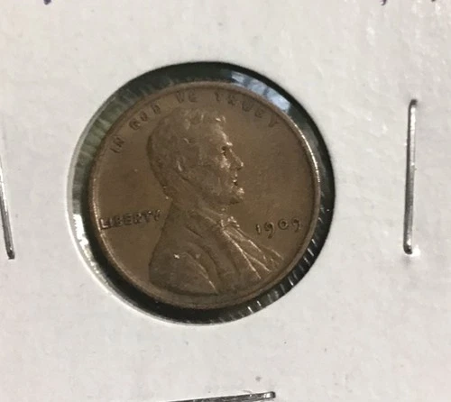 1909 VDB -P Lincoln Wheat Cent Penny good or better Condition