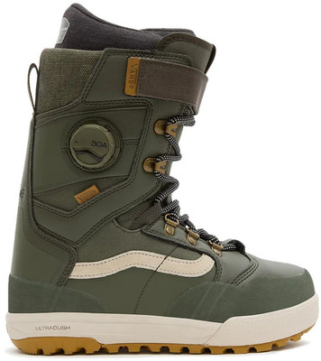 Brand New Womens 2024 Vans Luna Ventana Pro Snowboard Boot Olive Size 7