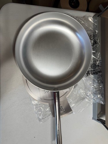 Pentole Agnelli High Saute Pan, Tubular Handle, 15.75 in. Professional Aluminum - Picture 4 of 6
