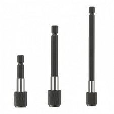 3 Pieces 150 Mm Self-Locking Extension Bar Straight Tool Accessory