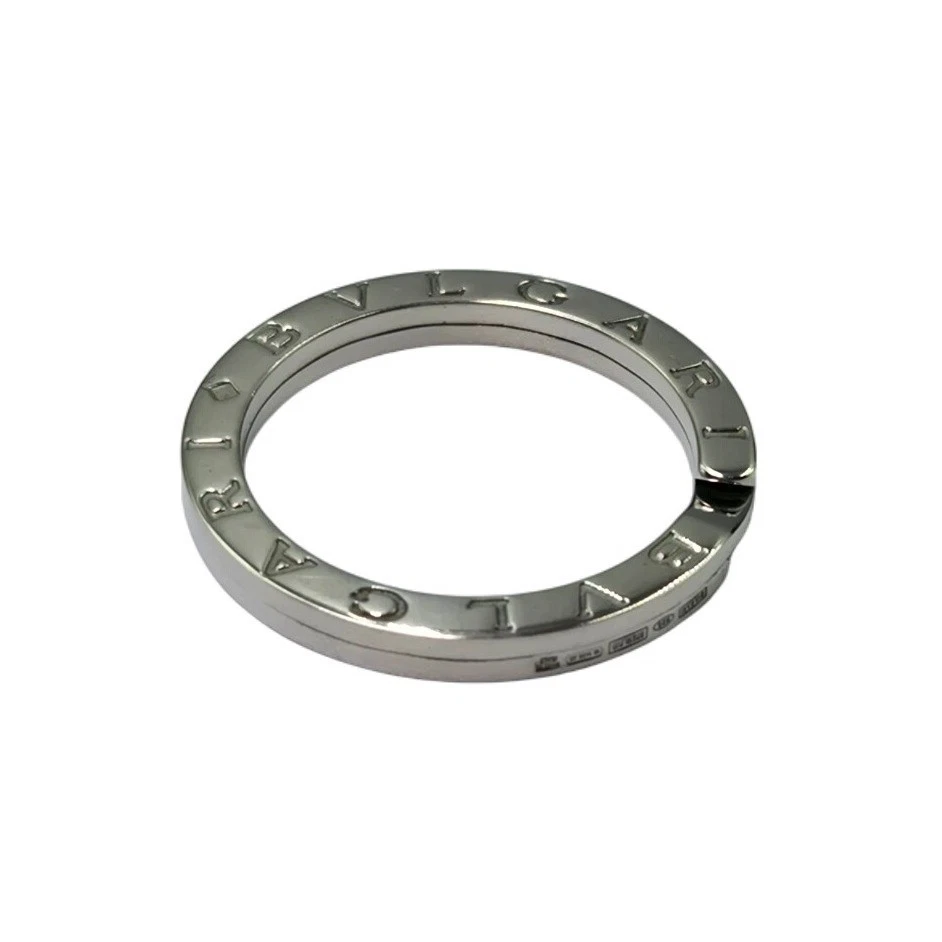 Bulgari B Zero 1 Ring Keychain Silver Tone Logo Engraved - Image 2 of 4