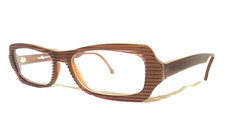 NEW L.A. Eyeworks Frame GRILL Frame, eyeglass, Honey Brown 313, Italy NOS