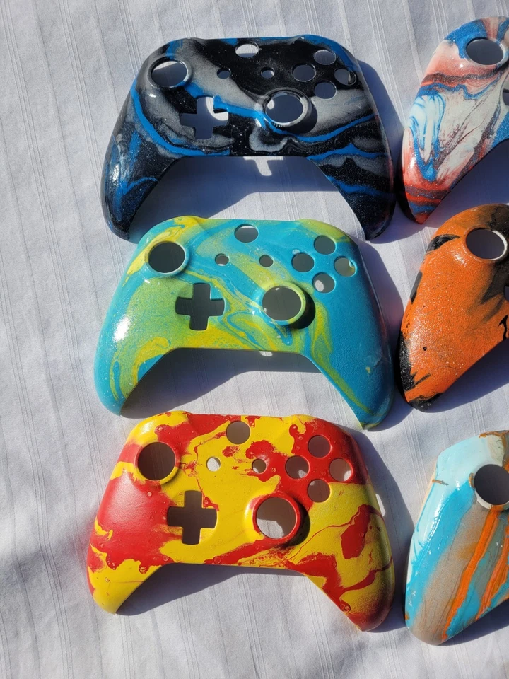 Paint Splatter Custom Made Xbox One Face Plate Lot Many Colors And Designs - Image 2 of 4