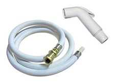 Plumb Pak PP815-8 White Kitchen Sink Sprayer 8-7/8 H x 7-1/8 W in. with Hose