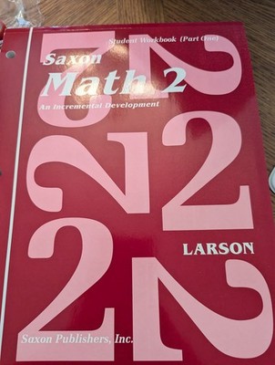 Saxon Math 2, Student Work Kit & Fact Cards