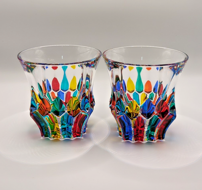 CC ZECCHIN MURANO Whisky Glass, Multi color 4