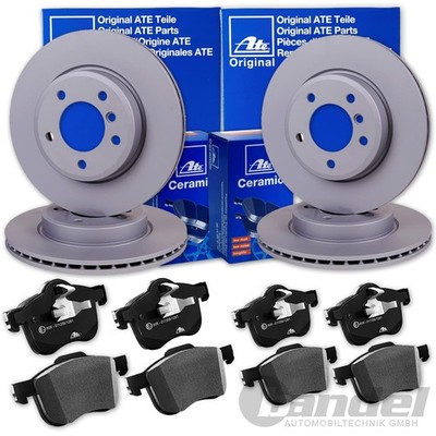 ATE BREMSSCHEIBEN + CERAMIC BELÄGE VORNE+HINTEN für VW GOLF 7 R GTI  S3 LEON 5F