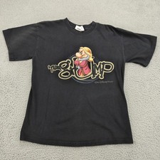 Vintage Disney Grumpy Shirt Mens Small Black Snow White Dwarf Walt Disney World