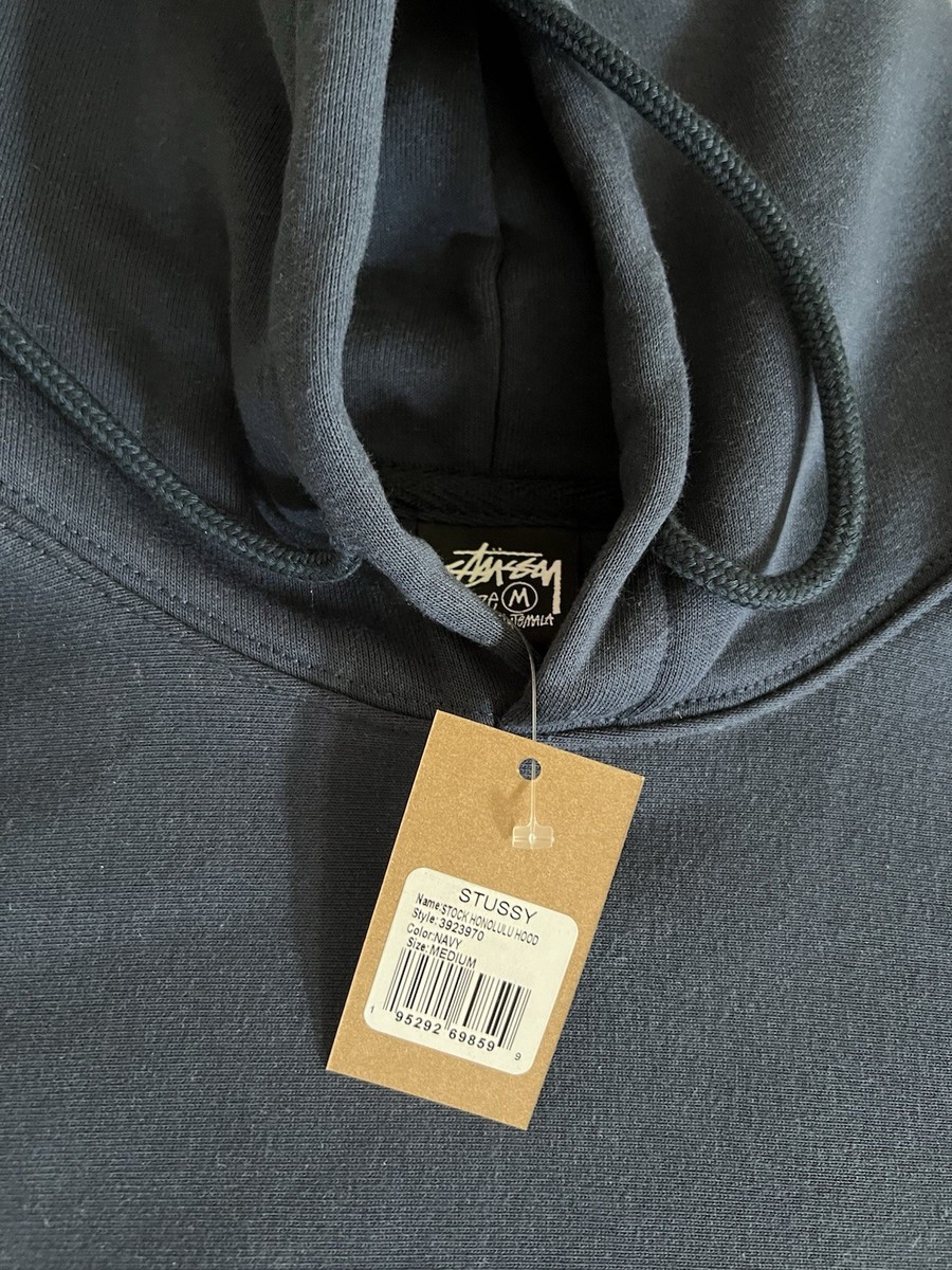 NWT Stussy honolulu navy blue colored hoodie Size Medium | eBay
