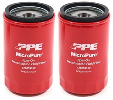 2-pak Ppe 128059150 Allison 1000 Transmission 10 Micron Filter 2001-2019 Duramax