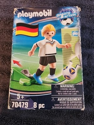 Playmobil 70479 Sports & Action National Football Soccer Player - Germany, NEW!