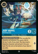 Disney Lorcana TCG Whispers in the Well Judy Hopps Uncovering Clues 156/204 Rare
