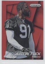 2014 Panini Prizm Red Prizm Justin Tuck #182 7p8