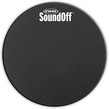 Evans Soundoff Drum Mute Pads - Great to Silence Acoustic Kits 10 Inch, Black