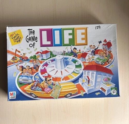 Milton Bradley the Game of Life Board Game 2002/2005 Edition COMPLETE vintage
