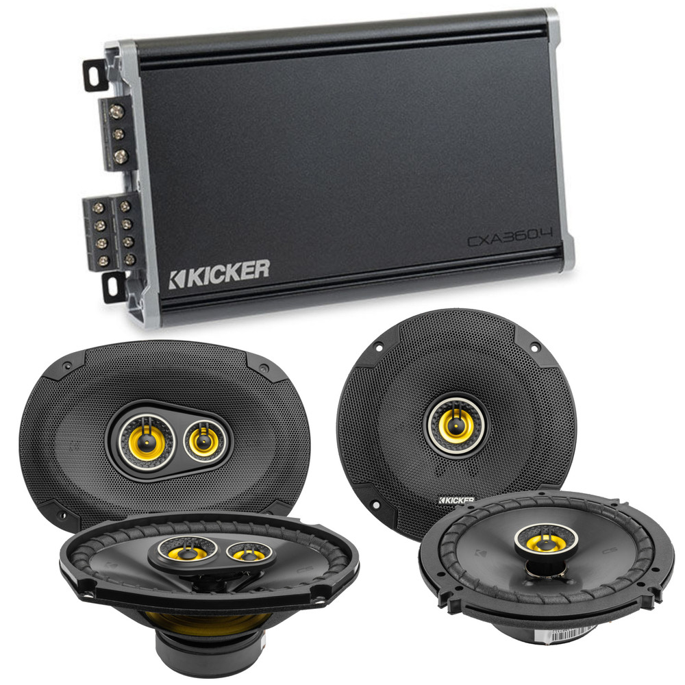 4-канальный усилитель Kicker CX3604 мощностью 360 Вт RMS коаксиальные динамики 65 и 6x9 5469000₽