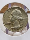 1957-D Washington Quarter Raw AU