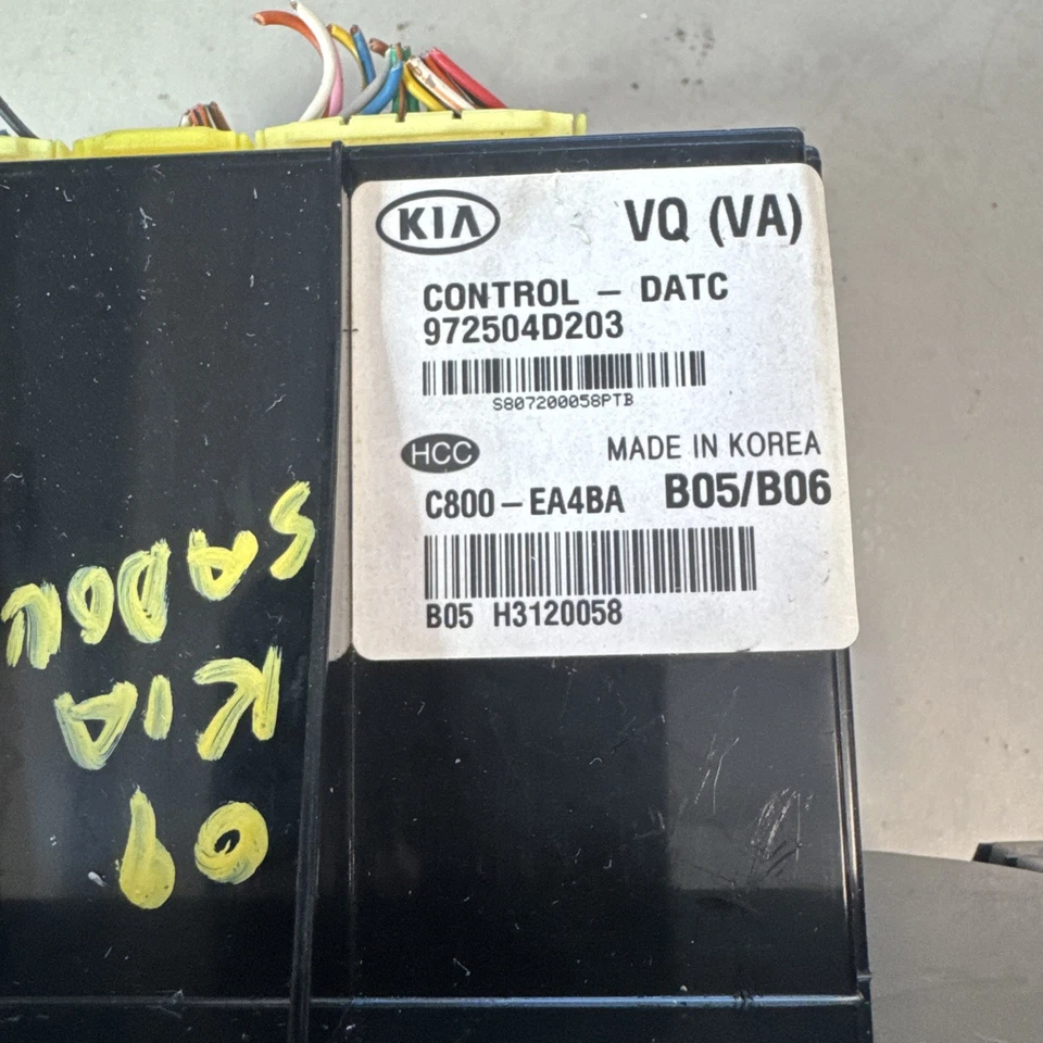 06-12 KIA Sedona 07-10 Hyundai Entourage control de clima calefacción aire acondicionado OEM 97250-4D200 Foto 3 de 4