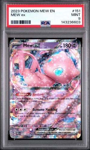 2023 POKEMON MEW EN-151 #151 MEW EX PSA 9