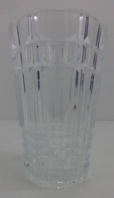 Antike Sellerie Vase Kristall geschliffenes Glas viktorianisch original groß 17 cm Blumen