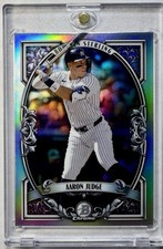 Aaron Judge RARE BOWMAN STERLING INSERT CHROME INVESTMENT CARD NEW YORK YANKEES