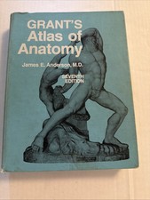 Grant’s Atlas of Anatomy 7th Edition Hardcover Book By James E. Anderson, M.D.