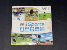 Wii Sports Nintendo Wii ORIGINAL Pack-in Version Instructions Cardboard Sleeve