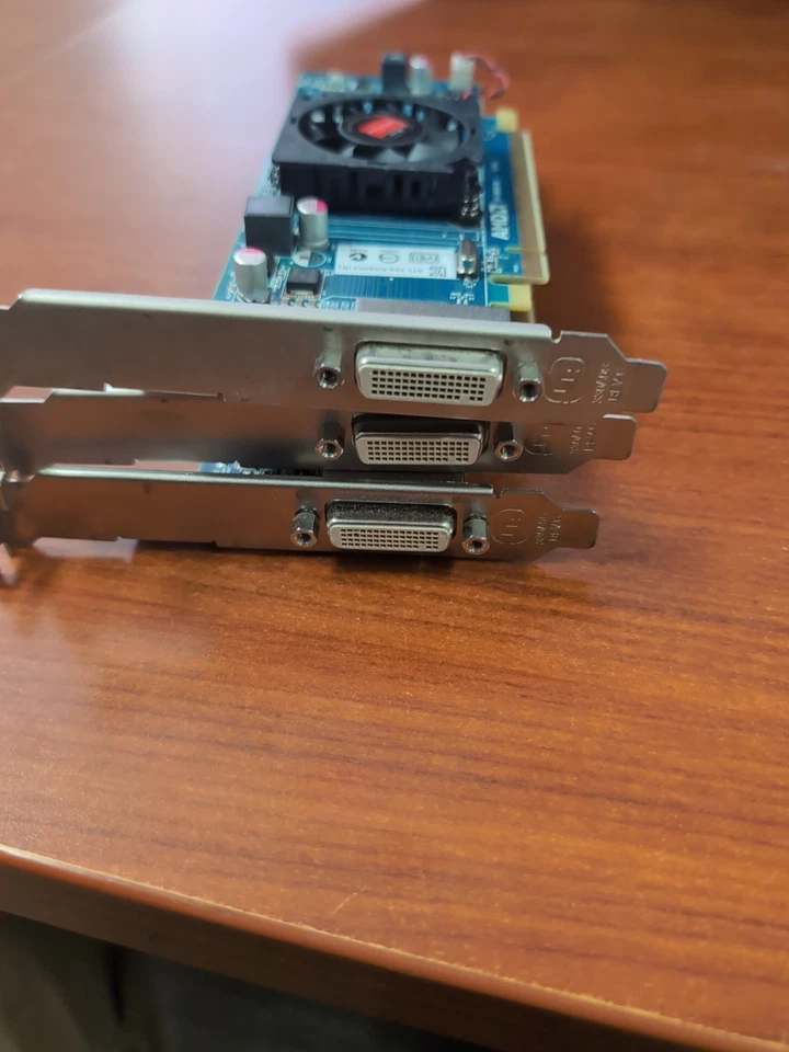 Lotof 3 Dell 0XF27T AMD Radeon HD5450 512MB DMS-59 PCIe Video Graphics Card - Image 2 of 4