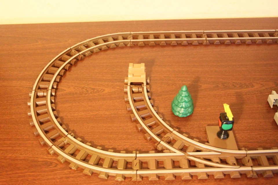 НАБОР дополнительных бревен для поезда Lincoln 2 вагона поезда 2 эстакады опоры разделенный конец пути - Изображение 2 из 4