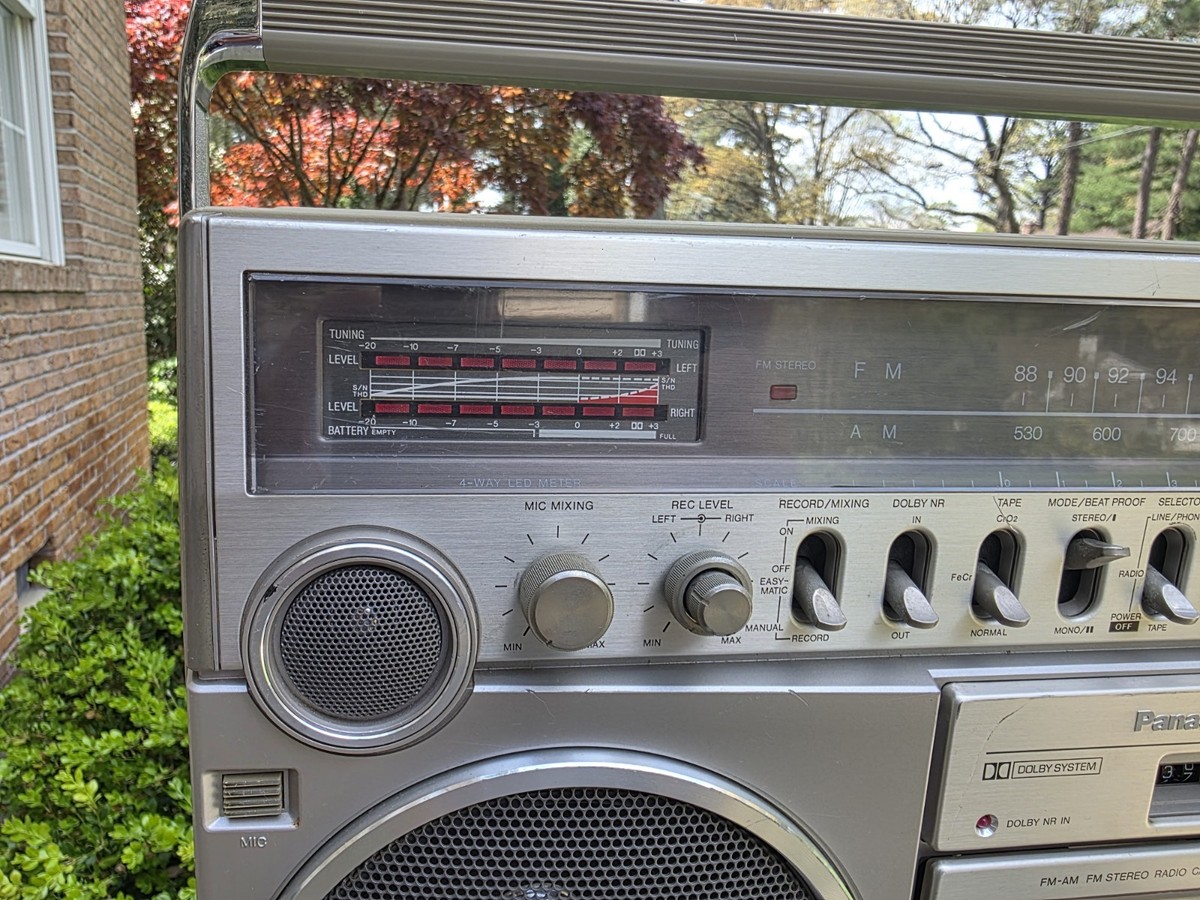 Panasonic RX-5500 ラジカセ 💥VIDEO DEMO💥 Panasonic RX-5500 Tested Working Boom Box AM FM