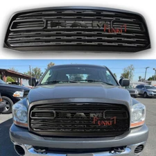 New LTD Style Front Grill For Dodge Ram 1500 Grill 2006 07 2008 Grille w/Letters