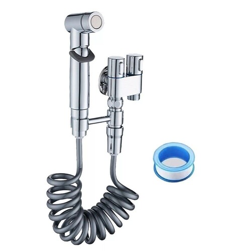 1-In-2-Out Dual Control Valve Handheld Toilet Faucet Sprayer Douche Bidet Spray - Picture 15 of 20