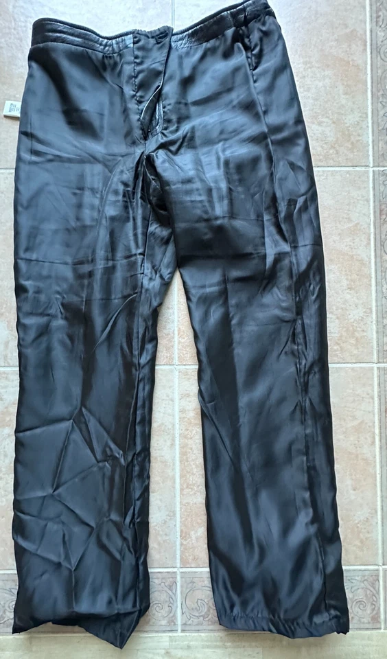 AK Anne Klein Leather Black  pants Women size 10 - Image 3 of 4