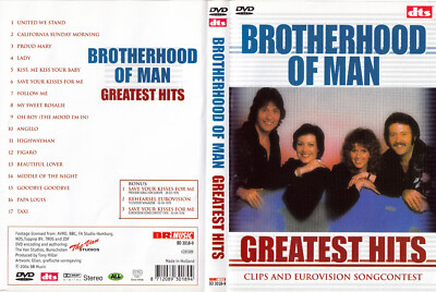 Brotherhood of Man / Greatest Hits / 1970-1979 / DVD von 2004 / Rar / Neuwertig