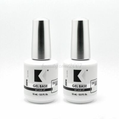 Kupa Gelfinity Gel BASE COAT UV/LED Cure Soak Off 0.5oz (Pack of 2)