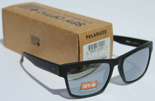 SPY OPTICS Haight 2 POLARIZED SOSI Sunglasses Matte Black/Gray Silver Mirror NEW