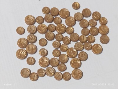PLAYMOBIL X60 GOLD DOUBLES MEDIEVAL COINS PIRATES MEDIEVAL TREASURE NEW!!