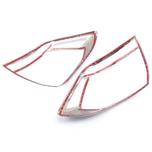 4 PCS ABS Chrome Rear Tail Light Lamp Trim Cover For Mitsubishi Outlander 16-19 - View #4