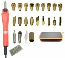 25 Pcs Wood Burning Kit, 30W Adjustable Temperature Wood Burner Pen