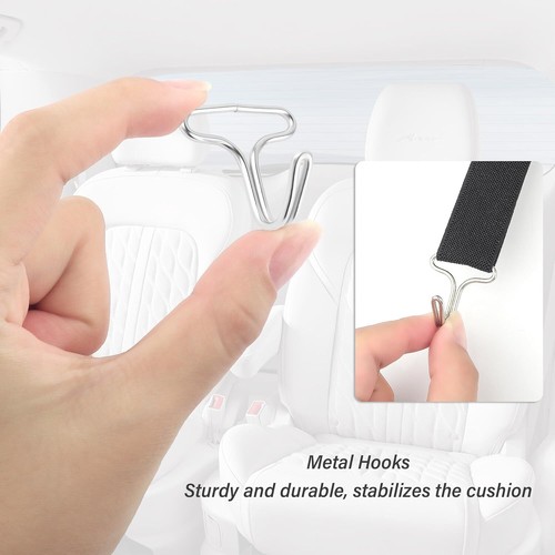24PCS Seat Covers for Cars Hooks,12 Plastic Car Cover Chucks + 12 Metal... - Picture 4 of 7