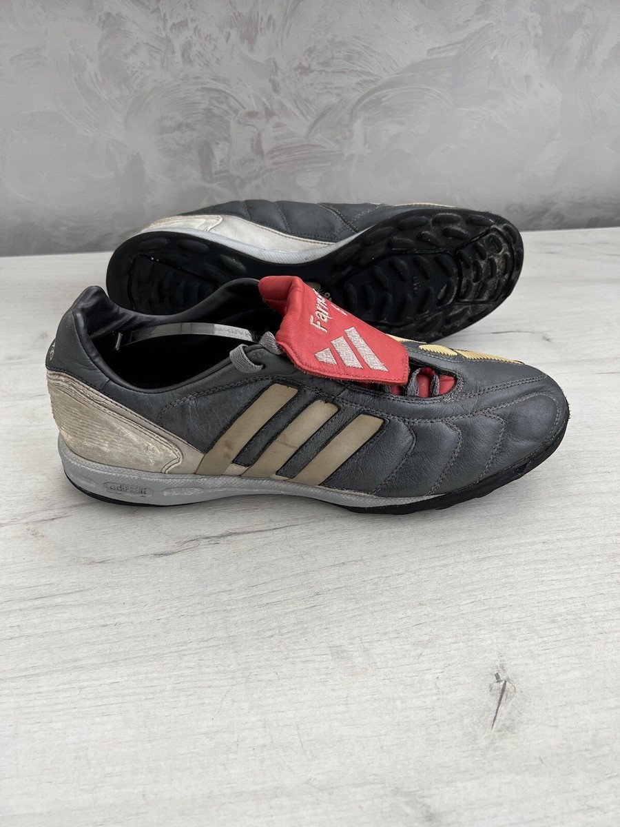 Adidas Predator Mania Indoor Gray Red Leather Football Soccer