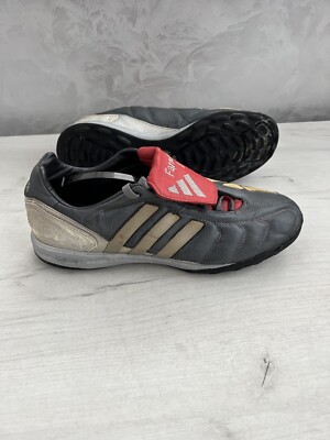 Adidas Predator Mania Indoor Gray Red Leather Football Soccer
