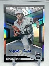 Wyatt Crowell AUTO /60 2023 Elite Extra Edition PRIME NUMBERS BLACK RC