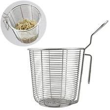 Stainless Steel Spaghetti Strainer Spoon Noodle Pasta Mesh Strainer with Handle
